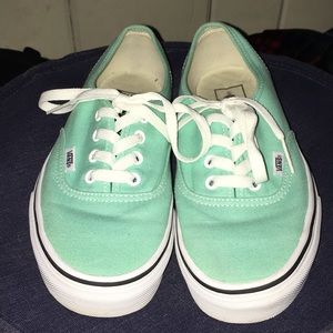 Teal Vans‼️